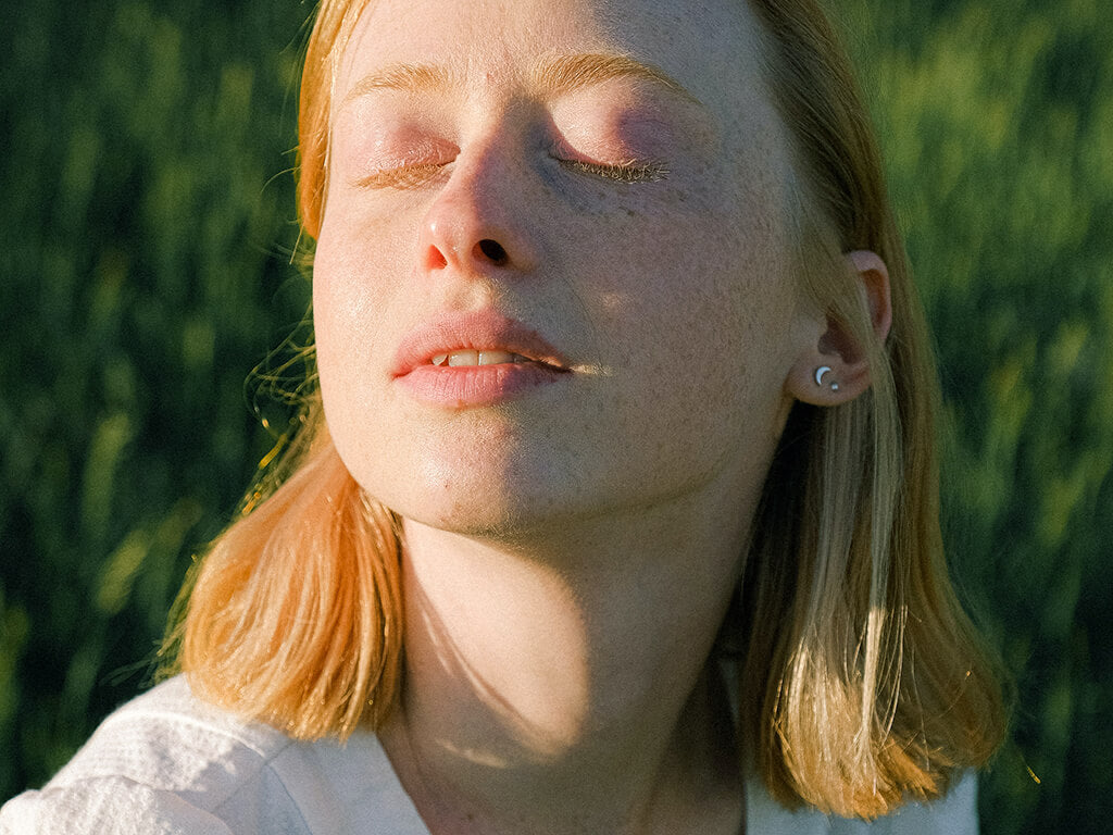 Hautzustand empfindliche Haut – Symbolbild Portrait