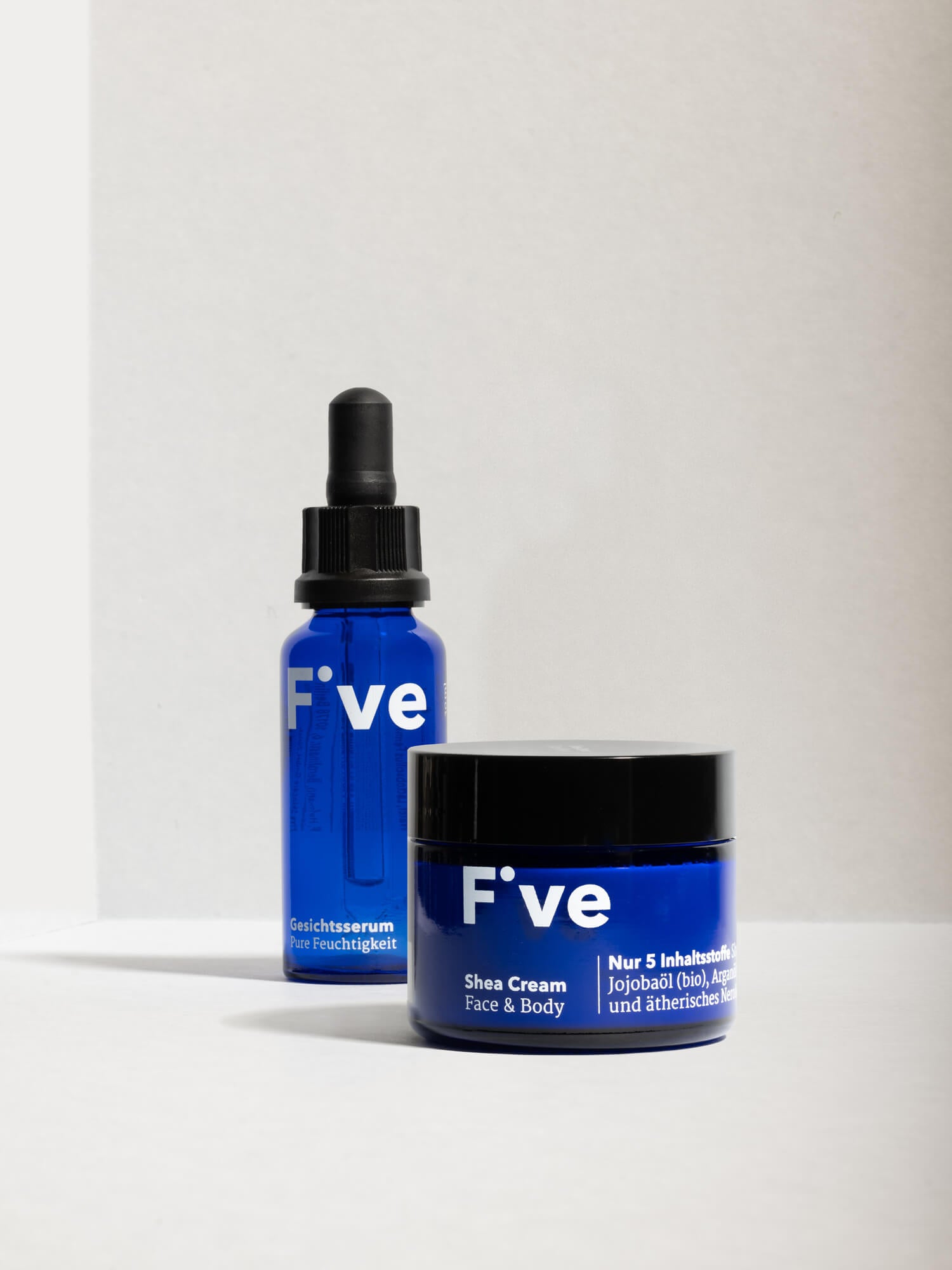 FIVE Gesichtsserum und FIVE Shea Cream